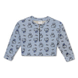 Baby Girls 2Pcs Set Full Sleeve Bomber Pullover With Pant