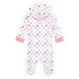 Baby Essentials Girls Hooded Full Sleeve Sleepsuit