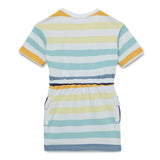 Kid Girls Striped Graphic Dress