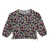 Girls Long Sleeve Top With Ankle Trousers (2pcs Set)