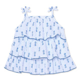 Baby Girls Sleeveless Spaghetti Tank Top with Headband