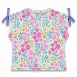 Baby Girls Multicolor Floral Kimono Sleeve Top