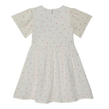 Kid Girls Puffed Short Sleeve Dress