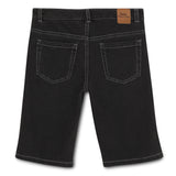 Kid Boys Knitted Denim Black Shorts