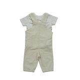 Baby Boys Dungaree With Inner Shirt (2 pcs Set)
