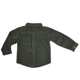 Baby Boys Corduroy Olive Shirt