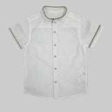 Baby Boys Corduroy Playsuit with Shirt( 2Pcs Set)