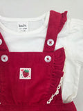 Baby Girls Playsuit With Inner Tshirt (2pcs Set)