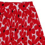 Kid Girls Self Pleated Midi Skirt