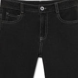 Kid Boys Knitted Denim Black Shorts