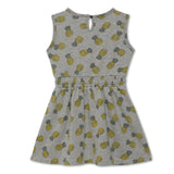Girls Round Neck Sleeveless Dress