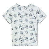 Baby Boys 2Pcs Set Playsuit with Inner T-Shirt