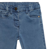 Baby Girls Blue Skinny Fit Denim Pant