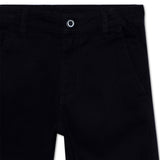 Kid Boys Twill Black Pant