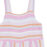 Kid Girls Striped Jumpsuit