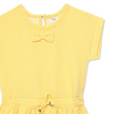 Kid Girls Yellow Kimono Sleeve Dress