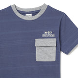 Kid Boys Round Neck Half Sleeve T-Shirt