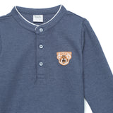 Baby Boys Henley Neck Full Sleeve T-Shirt