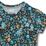 Kid Girls Round Neck Puff Sleeve Printed Top