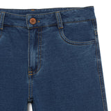 Kid Boys Knitted Denim Blue Shorts