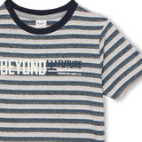 Kid Boys Round Neck Half Sleeve Graphic T-Shirt