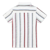 Boys Collar Neck Half Sleeve Shirt With Shorts(2pcs co-ord set)