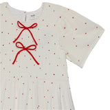 Kid Girls Puffed Short Sleeve Dress