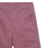 Kid Boys Solid Mauve Bermuda