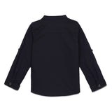 Baby Boys Collar Neck Roll up Sleeve Exclusive Shirt