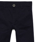 Baby Boys Herringbone Textured Stretch Pant