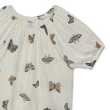 Kid Girls Raglan Half Sleeve Printed Top