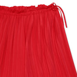 Kid Girls Self Pleated Baggy Pant
