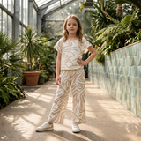 Kids Girls Top With Pant (Co-ord 2pcs Set)