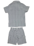 Baby Boys Shirt With Cargo Shorts (Co-ord 2Pcs Set)