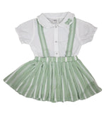 Baby Girls Decorative Suspender Dress