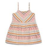 Baby Girls 2Pcs Set Sleeveless Spaghetti Dress with Inner T-Shirt