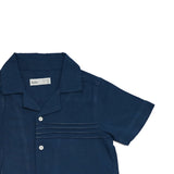 Kids Boys Moroccan Blue Safari Shirt