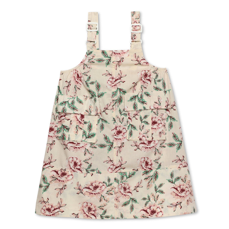Kid Girls Pinafore Dress With Inner T-Shirt(2pcs set)