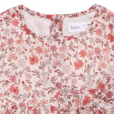 Baby Girls Decorative Sleeveless Printed Dress