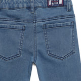 Baby Girls Blue Skinny Fit Denim Pant