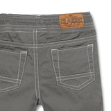 Baby Boys Twill Solid Grey Shorts