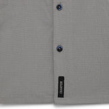 Kid Boys Collar Neck Half Sleeve Off Shoulder Shirt