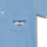 Kid Boys Grandad Neck Half Sleeve T-Shirt