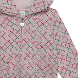 Baby Girls Printed Full Sleeve Hooded Jacket