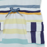 Kid Girls Striped Graphic Dress