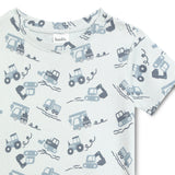 Baby Boys 2Pcs Set Playsuit with Inner T-Shirt