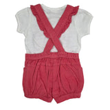 Baby Girls Playsuit With Inner Tshirt (2pcs Set)