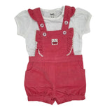 Baby Girls Playsuit With Inner Tshirt (2pcs Set)