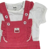Baby Girls Playsuit With Inner Tshirt (2pcs Set)