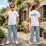 Kids Boys Half Sleeve Polo T Shirt